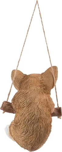 Vista 3 de HI-LINE Gift Ltd 87704-E - Estatua colgante de cachorro de Chihuahua