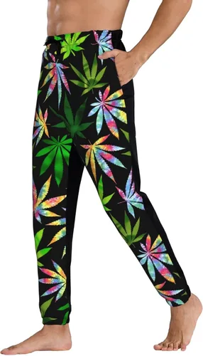 Vista 4 de Men's Sweatpants with Pockets Daisy Jogger Pants for Running Training Jogging Workout Gym