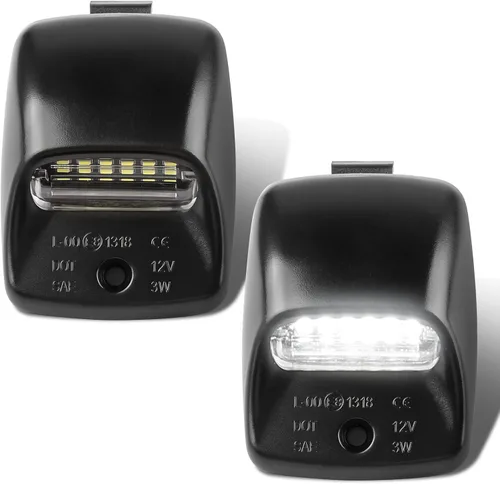 Vista 9 de Conjunto de lámpara LED para placa de matrícula compatible con Chevy Silverado 1500 2500 3500 Suburban Tahoe GMC Sierra Yukon XL Cadillac Escalade