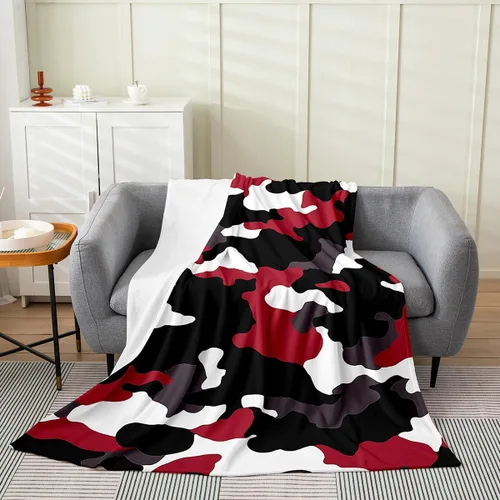 Vista 23 de Erosebridal Manta de hojas para niños, niñas y hombres, manta de forro polar colorida, manta de cama de hojas de mandala bohemio, 30 x 40 pulgadas