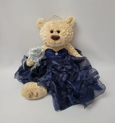 Vista 20 de KINNEX COLLECTIONS SINCE 1997 20" Quince Anos Quinceanera Last Doll Osito de peluche con vestido (pieza central) ~ ARC16832-4R (azul bebé)