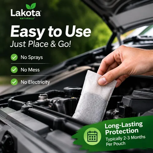Vista 9 de Lakota - Bolsas repelentes de ratones extra fuertes, aceite de menta