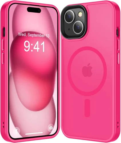 Vista 40 de Fuerte magnético para iPhone 11, compatible con Magsafe, [resistente a caídas de 13 pies] Funda trasera translúcida mate con sensación de piel
