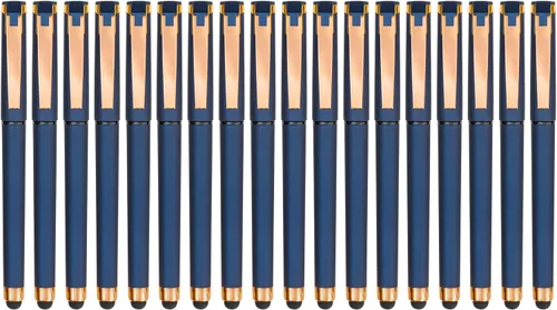 Vista 8 de Linbsunne - Bolígrafos de gel negros de 0.7mm, punta media, bolígrafos de oficina, bolígrafos 2 en 1 con lápiz táctil para pantallas táctiles