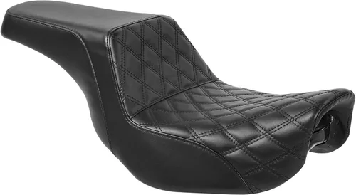 Vista 9 de Asiento de motocicleta para conductor y pasajero, apto para Harley Dyna Wide Glide Low Rider Fat Bob Street Bob FXDB Super Glide Custom Switchback