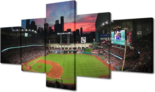 Vista 87 de Arte para pared, lienzo para estadio deportivo, arte para pared, diseño de campo de Wrigley en Chicago, pinturas de Chicago, impresiones sobre