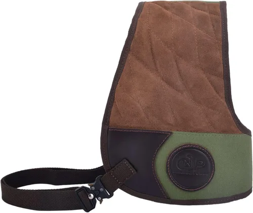 Vista 14 de WAYNE'S DOG Escudos de retroceso de lona de cuero con construcción duradera, ajuste sólido y acolchado para rango, tiro, caza