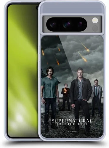 Vista 106 de Head Case Designs Supernatural Sam, Dean & Castiel Key Art - Funda de gel con licencia oficial [protección de grado militar] compatible con Google