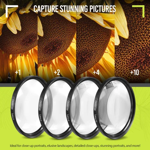 Vista 5 de Kit de lentes Ultra Deluxe para EOS M6 II, EOS M50 II, EOS M200 con lente de 0.591-1.772 in, EOS R10, EOS R50, EOS R100 con 0.709-1.772 in, Fuji