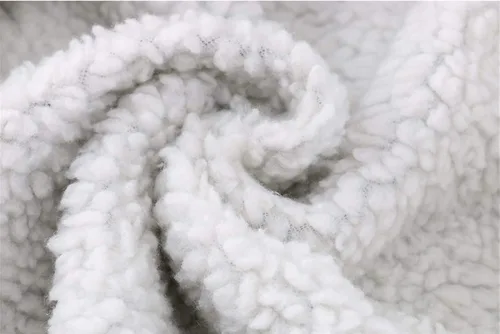 Vista 5 de JiangWu Abrigo grueso de forro polar con capucha para mujer, chaqueta cálida de invierno