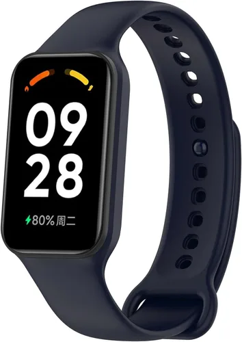 Vista 6 de Compatible con Redmi Band 2 correas de reloj con funda protectora, correa de repuesto de silicona deportiva ajustable para Xiaomi Redmi Band 2 Rosado