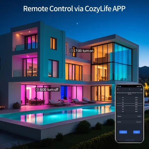 Vista 3 de Las bombillas inteligentes funcionan con Apple HomeKit, 16 millones de colores DIY GRBCW, bombilla LED WiFi, multicolor, WiFi y Blutoth, compatibles