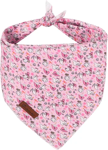 Vista 45 de Bandana de verano para mascotas - Bufanda triangular de rejilla de algodón cómoda para cachorros, pañuelo lavable para perros o gatos, niños