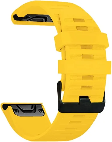 Vista 13 de AISPORTS Correa de silicona compatible con Garmin Fenix 7/7 Pro/6/6 Pro/5/5 Plus, correa de reloj de ajuste rápido de 0.866 pulgadas, correa