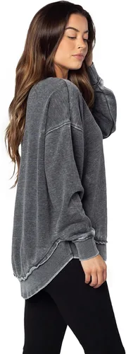 Vista 2 de chicka-d Sudadera con capucha de forro polar cómoda para mujer NCAA