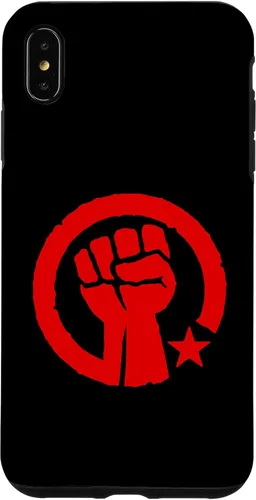 Vista 7 de Funda para iPhone 14 Rebel Red Socialist Fist