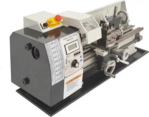 Vista 8 de INTSUPERMAI WM210V Mini Torno de metal de precisión métrica Torno de banco de metal Banco de torno de metal Fresadora de metal Fresadora de torno