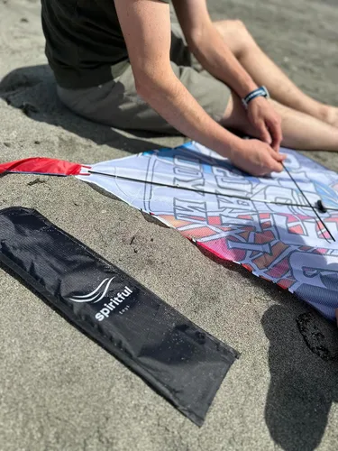 Vista 5 de Spiritful Toys - Cometa cristiana para niños y adultos, estilo diamante, fácil de volar, fácil de montar, gran cometa para principiantes, regalo