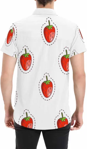 Vista 3 de InterestPrint Resúmenes Notas musicales coloridas para hombre, diseño de estiramiento, ajuste regular, camiseta FitA-Loha para hombre