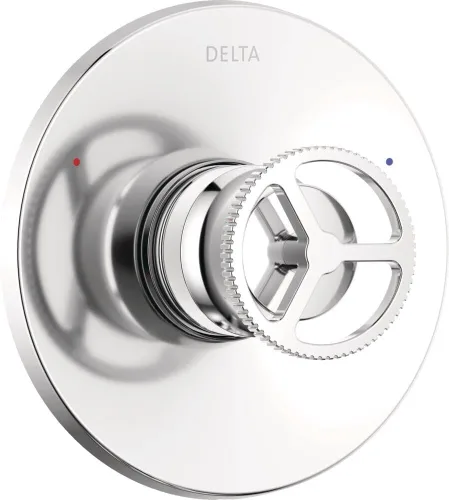 Vista 13 de Delta Faucet Trinsic Kit de moldura de válvula de ducha para sistemas de ducha dorados y grifos de ducha dorados, reemplazo de mango de ducha Delta