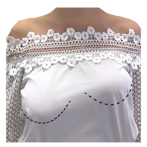 Vista 8 de Elevación de mamas Bring It Up, talla grande, transparente, copa DD, 1 paquete (contiene 3 pares)