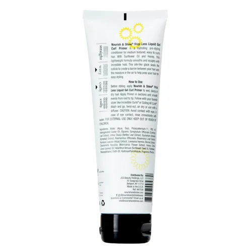 Vista 2 de Nourish & Shine Imprimación de gel líquido sin encrespamiento 8OZ
