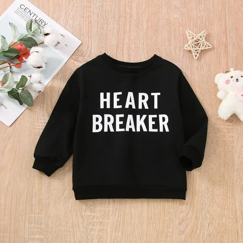 Vista 38 de Traje de San Valentín para bebé, niña, niño, traje de San Valentín, sudadera de manga larga con estampado de corazón