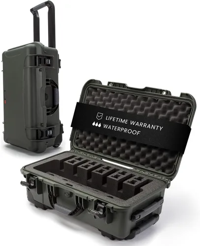 Vista 12 de Nanuk 910 Impermeable 2UP Classic Pistol Estuche Duro - Negro