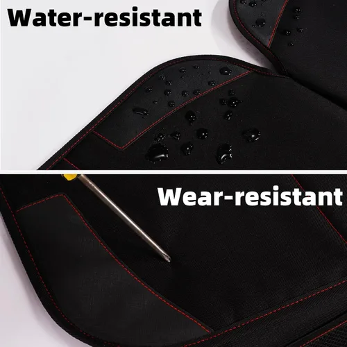 Vista 6 de Protector de asiento de automóvil con respaldo acolchado de goma antideslizante, acolchado impermeable más grueso para asientos infantiles, sin