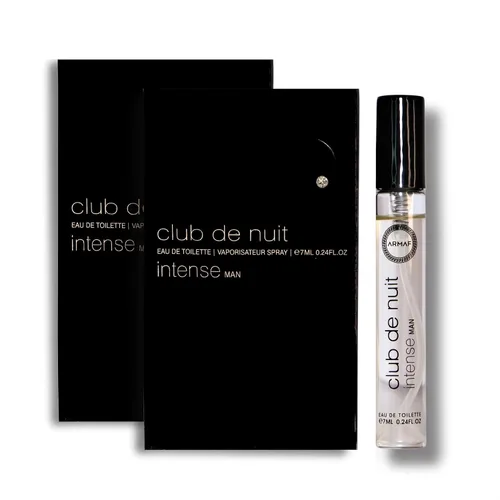Vista 5 de Armaf Club De Nuit Intense – Fruto, Floral, Amaderado, Ámbar – Eau de Toilette Vial Spray para hombres, 0.24 oz / 7 ml