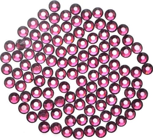 Vista 8 de 4500 unidades de diamantes de imitación de cristal de fijación en caliente con parte trasera plana HotFix gemas de cristal redondas de 0.079 Citrino