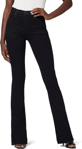 Vista 19 de HUDSON Jeans Barbara de cintura alta corte en negro recubierto Aparición