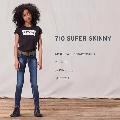 Vista 6 de Levis Girls 710 Super Skinny Fit Jeans