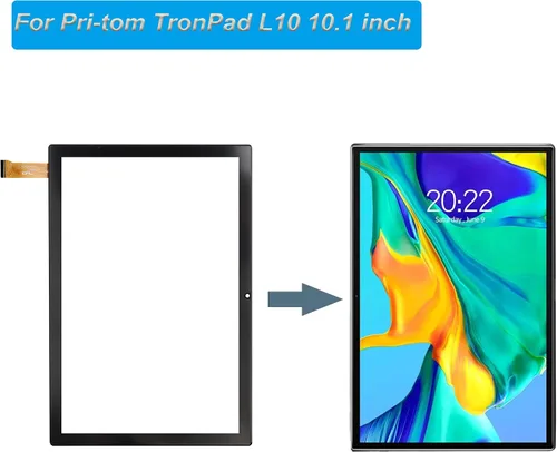 Vista 6 de Digitalizador de panel de pantalla táctil compatible con Pritom TronPad L10 de 10.1 pulgadas con herramientas (sin pantalla LCD)