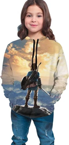 Vista 3 de JETEZ Sudaderas con capucha para niños y niñas con impresión 3D unisex