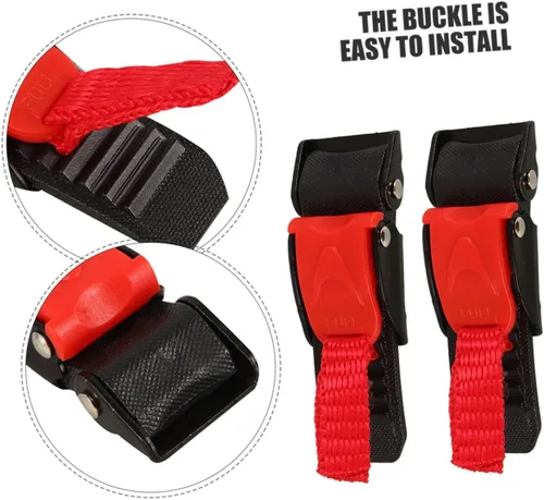 Vista 8 de Kit de 4 hebillas de liberación rápida para motocicleta, hebillas para sombrero de seguridad, diseño moderno para mayor comodidad y seguridad