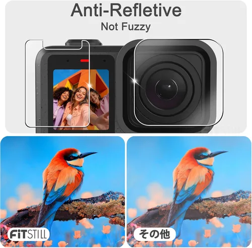 Vista 3 de FiTSTILL Protector de pantalla para Go Pro Mission 1 Pro/Go Pro Mission 1