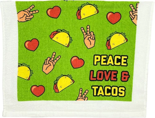 Vista 13 de Crazy Dog T-Shirts But First Tacos - Toalla de té divertida y sabrosa comida mexicana Cute Dish Towel, Absorbent, Funny Kitchen Towels, Cinco De