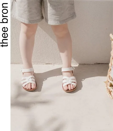 Vista 128 de THEE BRON Sandalias cómodas para niñas, zapatos para niños, sandalias rellenas