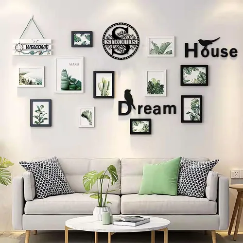 Vista 6 de Letreros de metal personalizados con apellido, letrero de apellido personalizado, letrero de metal personalizado, arte de pared de metal, monograma