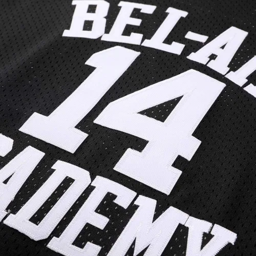 Vista 4 de Generies #14 The Fresh Prince of Bel Air Academy - Camiseta de baloncesto para hombre, color negro, Negro