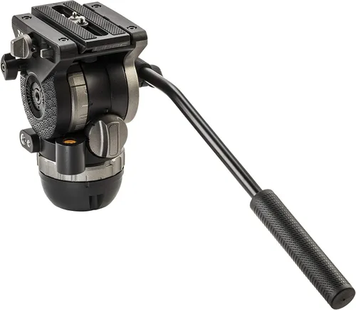Vista 3 de Libec Trípode de fibra de carbono de 3 secciones NX-300MC con cabezal NH30 y esparcidor de nivel medio