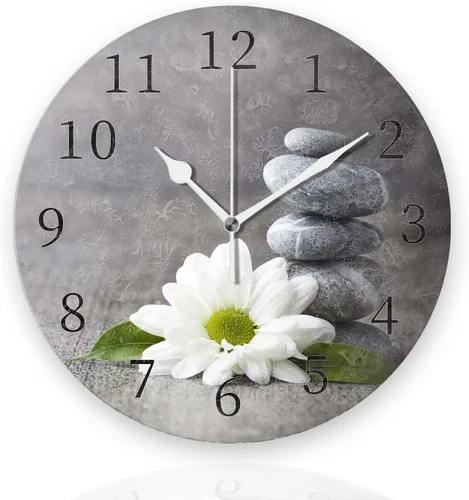 Vista 6 de Relojes de pared a pilas de 12 pulgadas, béisbol, decoración silenciosa del hogar para baño, sala de estar, dormitorio