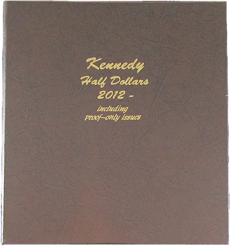 Vista 14 de Dansco US Kennedy Álbum de monedas de medio dólar con prueba 1964 - 2011 #8166