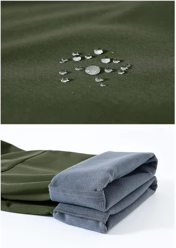 Vista 6 de Rdruko Pantalones de nieve de invierno para hombre, impermeables, aislados, de vellón, para esquí, snowboard