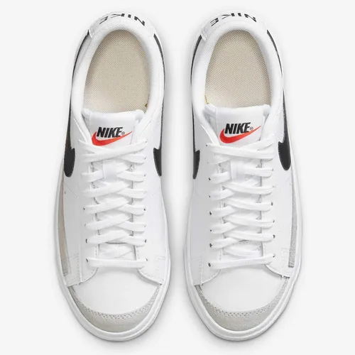 Vista 2 de Nike Blazer Low '77 (niño grande), naranja, blanco