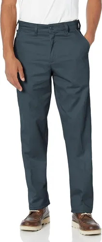 Vista 6 de Red Kap Pantalón de trabajo de mezcla de sarga, con ajuste tradicional, que no se arruga Negro