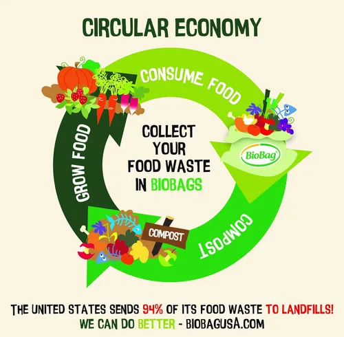 Vista 7 de BioBag (USA) The Original Compostable Bag, 39 galones, 120 unidades, bolsas de basura compostables 100% certificadas para residuos de alimentos