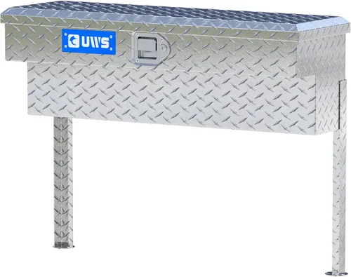 Vista 5 de UWS EC30071 Caja de herramientas para camión lateral de aluminio de 36 pulgadas de pared gruesa, con tapa RigidCore