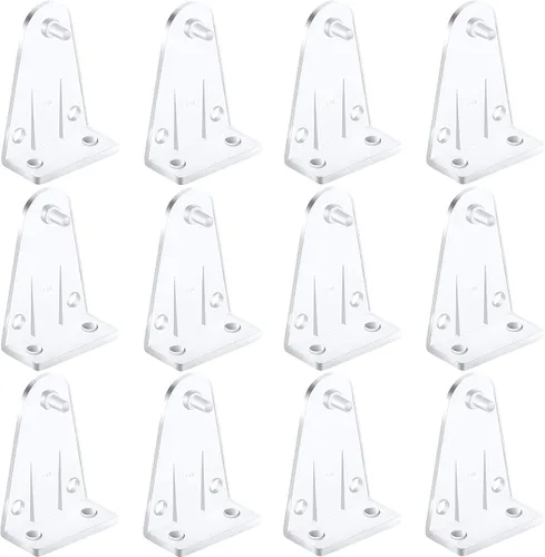 Vista 8 de Maitys Soportes de sujeción para persianas de plástico transparente para persianas horizontales de 2 pulgadas, puertas (4 piezas)